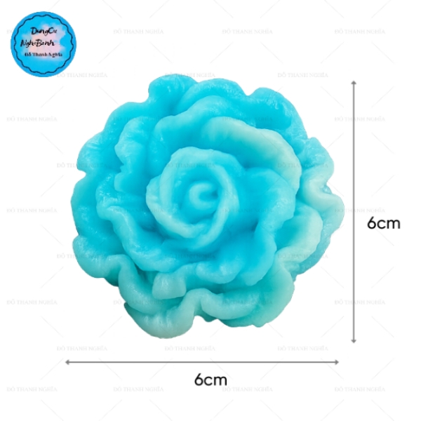 Khuôn Silicon - Hoa Hồng C4 - 6cm