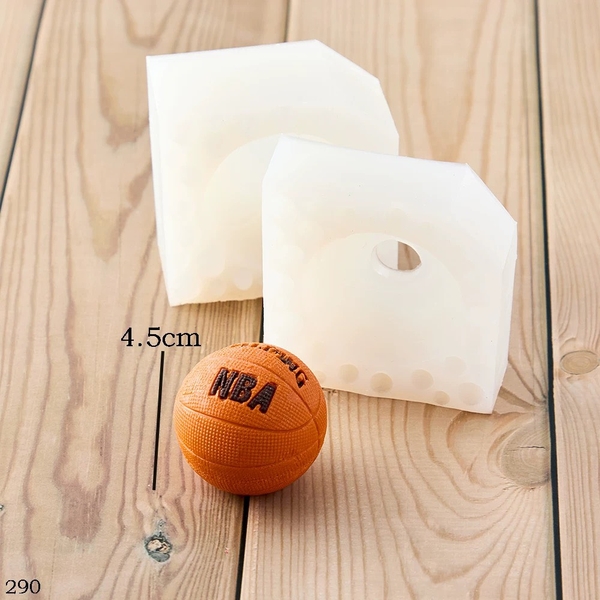 Khuôn Silicon - Cầu Thủ - Trái Banh 2 Mảnh NBA 4.5cm