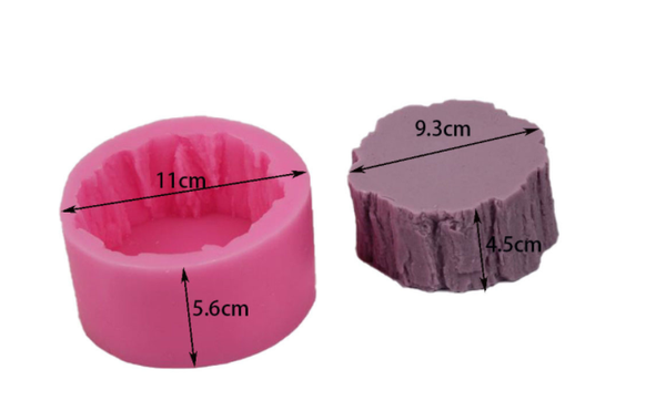 Khuôn Silicon - Khúc Gỗ - NHỎ 9.3 CM