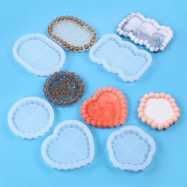 Khuôn Silicon - Mặt Kiểu Hạt Tròn - Oval 17cm