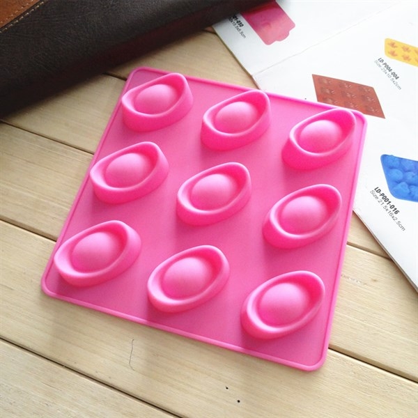 Khuôn Silicon - Thỏi Vàng - Vĩ 4cm 9c