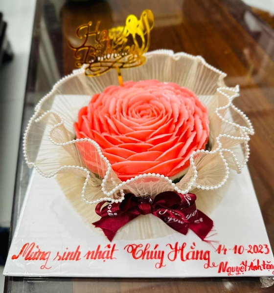 Khuôn Silicon - Hoa Hồng - Tròn Hồng 18cm 450K SALE > 350K