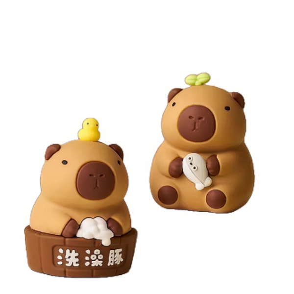 Khuôn Silicon - Động Vật - Capybara 2 Mảnh Chậu Vịt