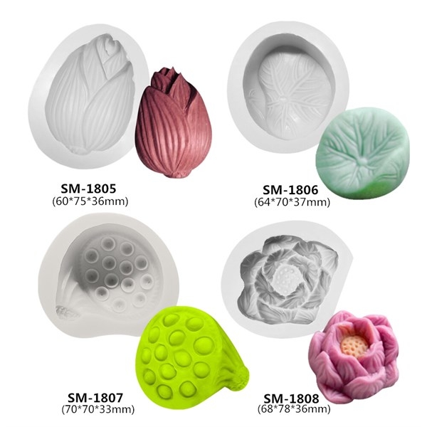 Khuôn Silicon - Chè Sen Set 4