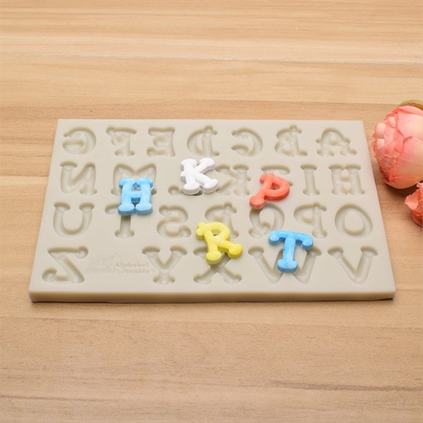 Khuôn Silicon - Chữ Cái IN - #2 Đầu Chấm - 2cm