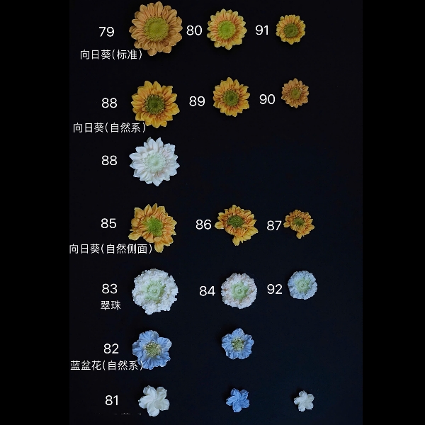 Khuôn Silicon - Hoa Hàn Quốc -Hướng Dương H85