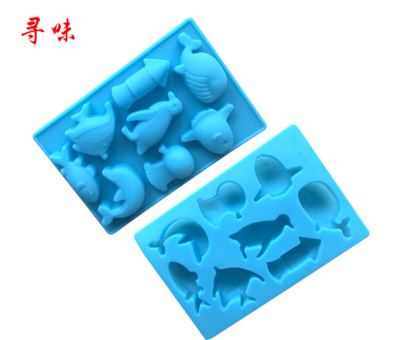 Khuôn Silicon - Sinh Vật Biển TH - Cá Voi Cụt Mực - 8c