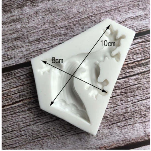 Khuôn Silicon - Gốc Thân Cây 10x8cm
