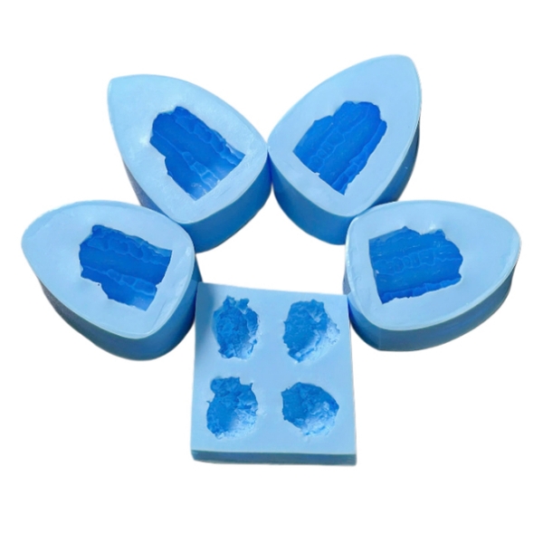 Khuôn Silicon - Món Ăn - Khổ Qua Nhồi Thịt - 4 Trái + 4 Viên Thịt