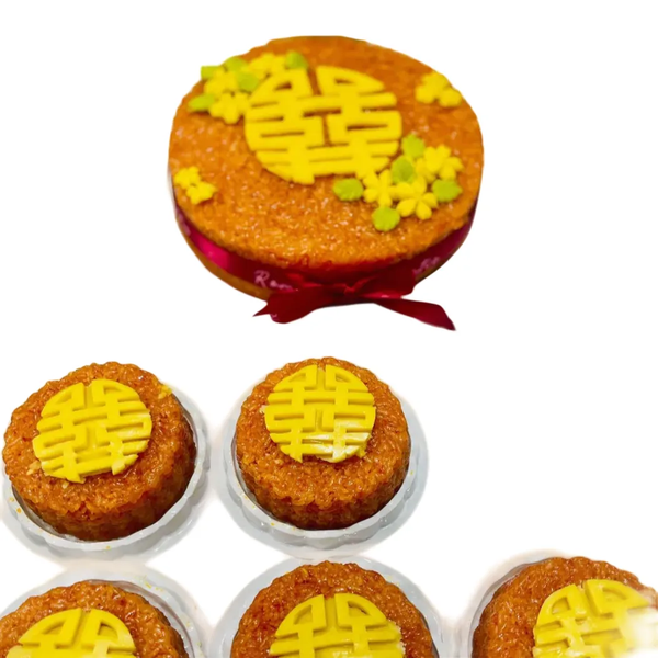 Khuôn Silicon - Chữ Song Hỷ - Tròn 7.5cm