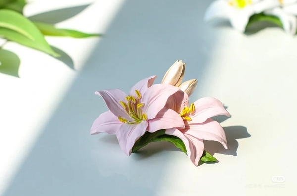 Khuôn Silicon - Chùm Hoa Lan Lyly - Kèm Lá 8.5cm