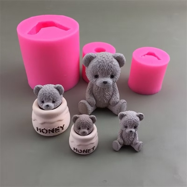 Khuôn Silicon - Động Vật - Gấu Honey 4.9cm