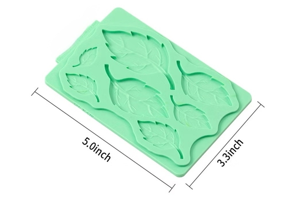 Khuôn Silicon - Lá Hồng 7c