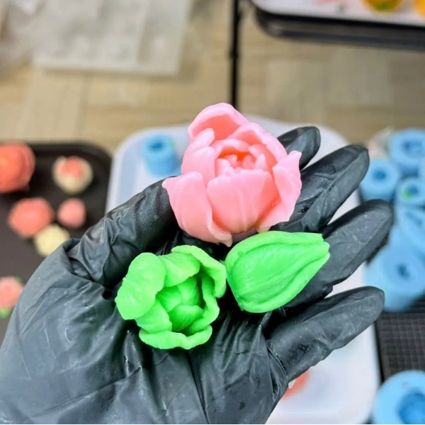 Khuôn Silicon - Tulip Mới Set 3