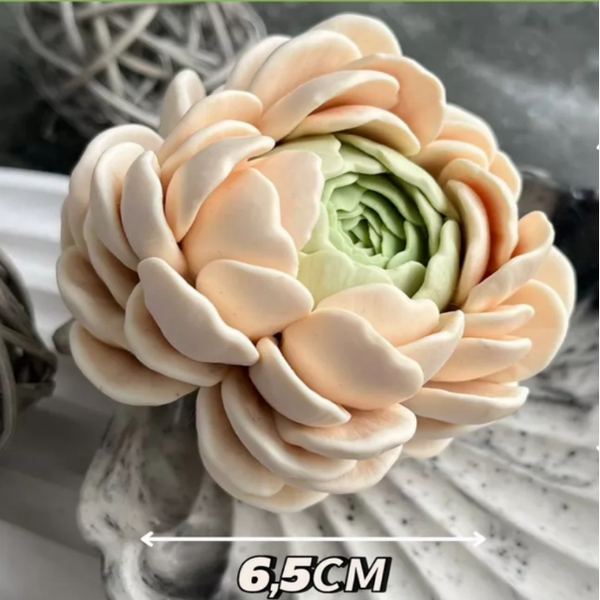 Khuôn Silicon - Hoa Mao Lương 6.5Cm - SMD