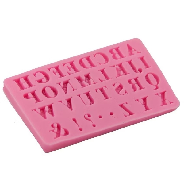 Khuôn Silicon - Chữ Hoa Lá - 1.5cm
