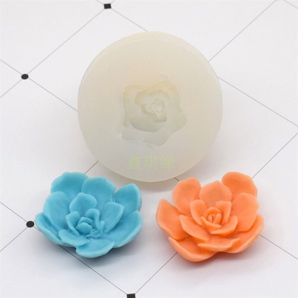 Khuôn Silicon - Sen Đá Đất Bà - 4.5cm - Đất Bà