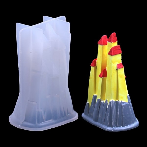 Khuôn Silicon - Lâu Đài - Chóp 9.2cm Núi