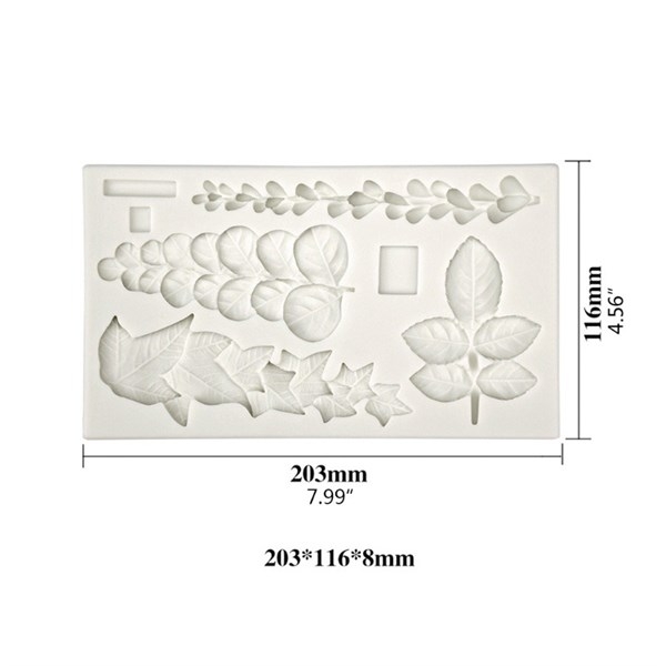 Khuôn Silicon - Lá - TH Sen Đá- Hồng - Chuỗi Hạt- chùm hạt