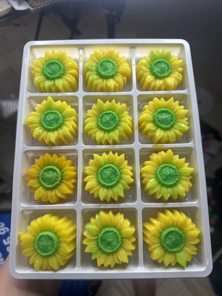 [10 cup] Khuôn Silicon - Cup Set 5cm - M92 Hướng Dương