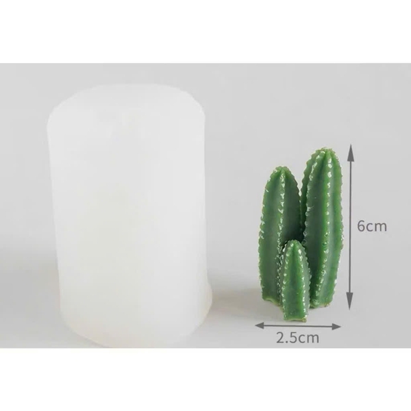 Khuôn Silicon - Sen Đá KHÍA Quanh Đứng 3c 6cm