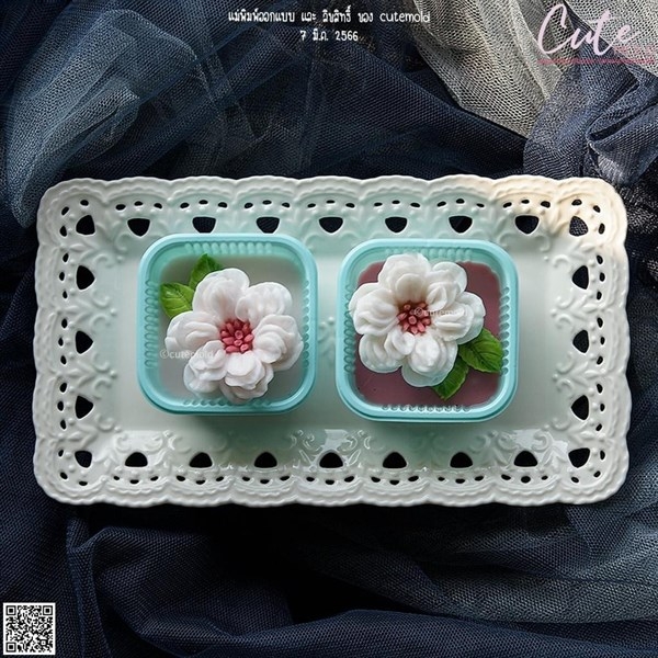 Khuôn Silicon - Hoa Trà Thái X21 5.4cm