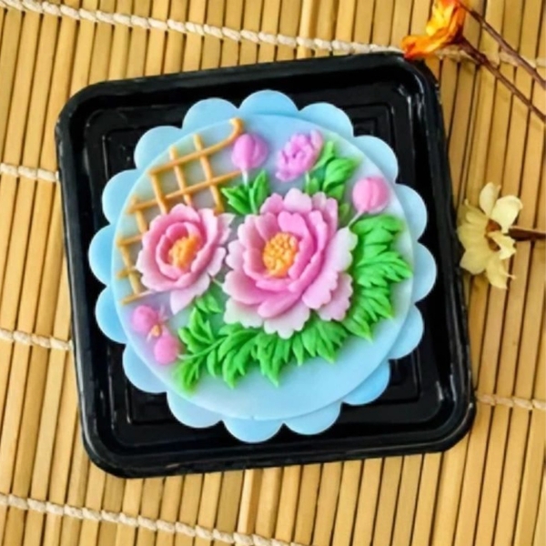 Khuôn Silicon - TT Hoa Trung Thu - 9cm - Mẫu 24