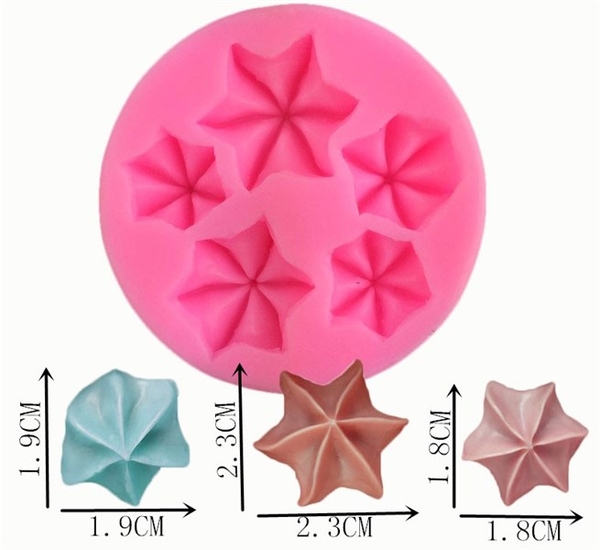 Khuôn Silicon - Hoa Thị - Sò Xoắn 5c - 2cm