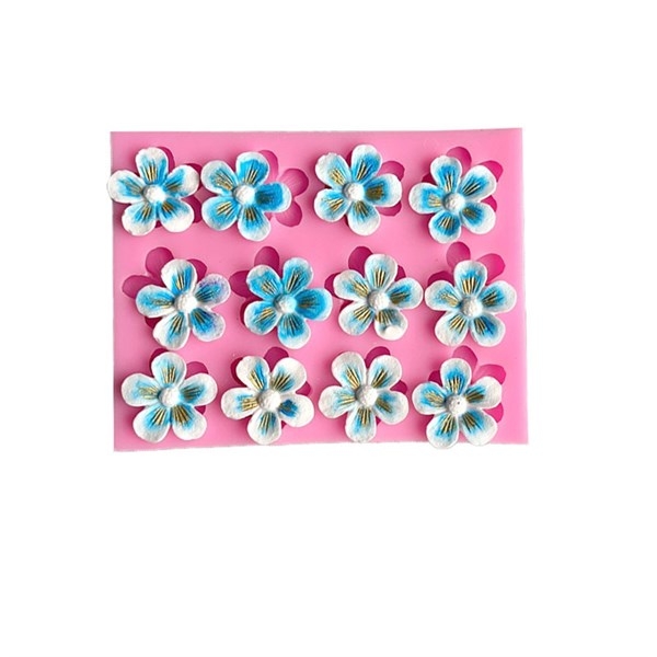 Khuôn Silicon - Hoa Mai Đào Nằm - 2.8cm - 12c - CN