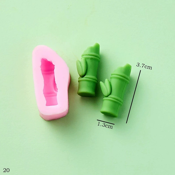 Khuôn Silicon - Gốc Thân Cây - Tre Trúc 3.7cm