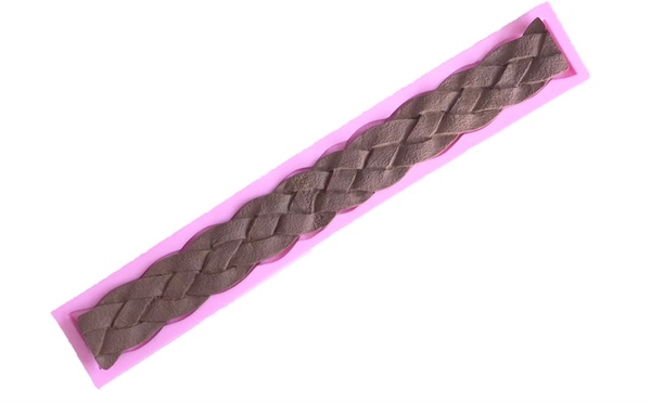 Khuôn Silicon - Viền Chuỗi Dây - Đan Sợi 23cm