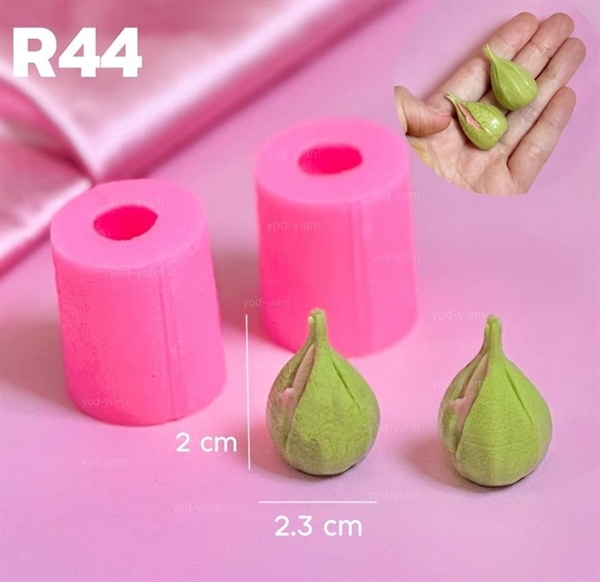 Khuôn Silicon - Hoa Hồng Nụ - Nụ Hồng 2.3cm R44