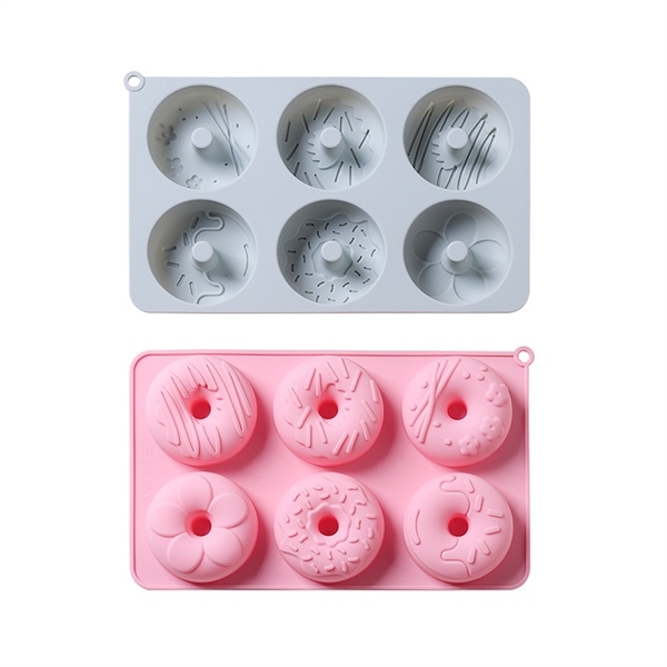 Khuôn Silicon - Vòng Donut 6c - 7.2cm