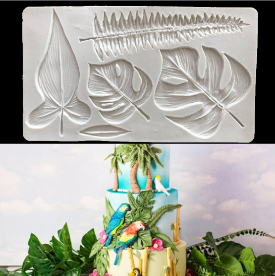 Khuôn Silicon - Lá Sake - Rừng - SLA - Vĩ 5c - Dương Sỉ