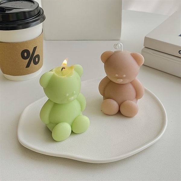 Khuôn Silicon - Động Vật - Gấu Ngồi 4.5cm