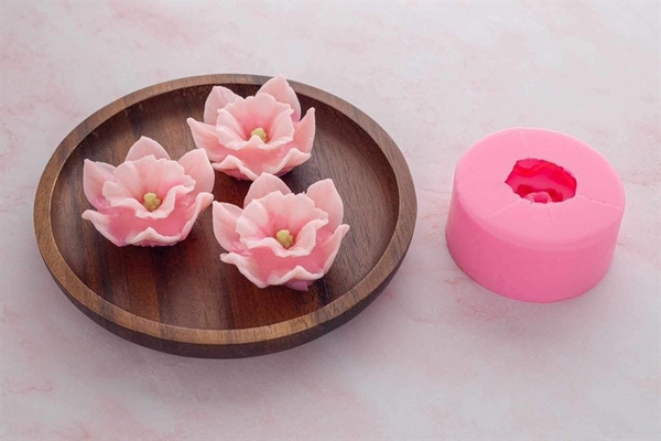 Khuôn Silicon - Hoa Cúc - Cánh Thẳng-cúc thủy tiên  - 5.2cm