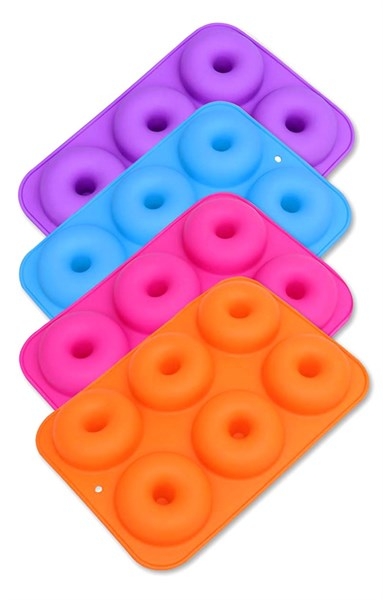 Khuôn Silicon - Donut - Vĩ 7.4cm H3.5 6c