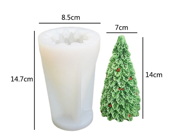 Khuôn Silicon - Noel - Cây Thông Cây #6 14CM