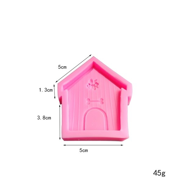 Khuôn Silicon - Ngôi Nhà - Treo Hoa Xương 9.6cm