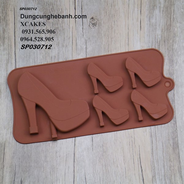 Khuôn Silicon - Vĩ Giày Cao 5c