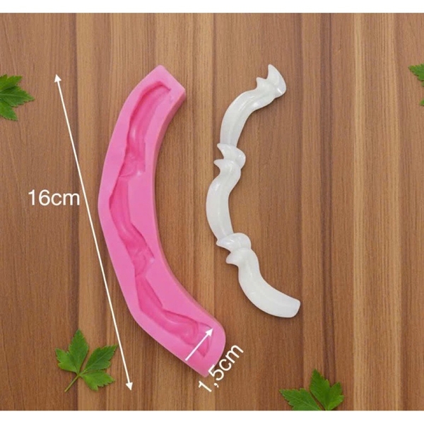 Khuôn Silicon - Viền Chuỗi Dây - Viền Cong  16cm