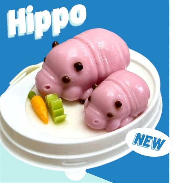 Khuôn Silicon - Động Vật - Hà Mã Mẹ 8cm x 6cm