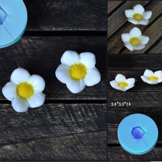 Khuôn Silicon Hoa Mai 5 Cánh 3.5Cm V9