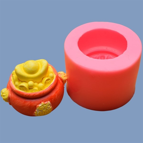 Khuôn Silicon - Hủ Vàng - 6.3cm SL59