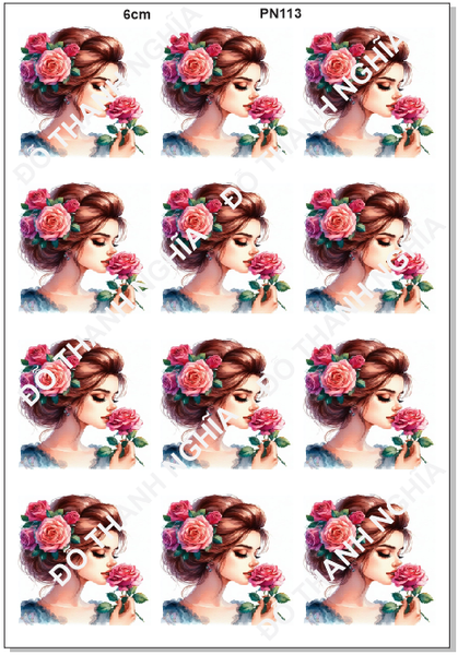 Decal Chủ Đề Phụ Nữ - DPN - PN113