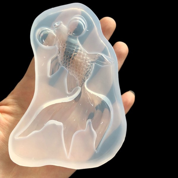 Khuôn Silicon - Biển - Cá 3 Đuôi 9cm