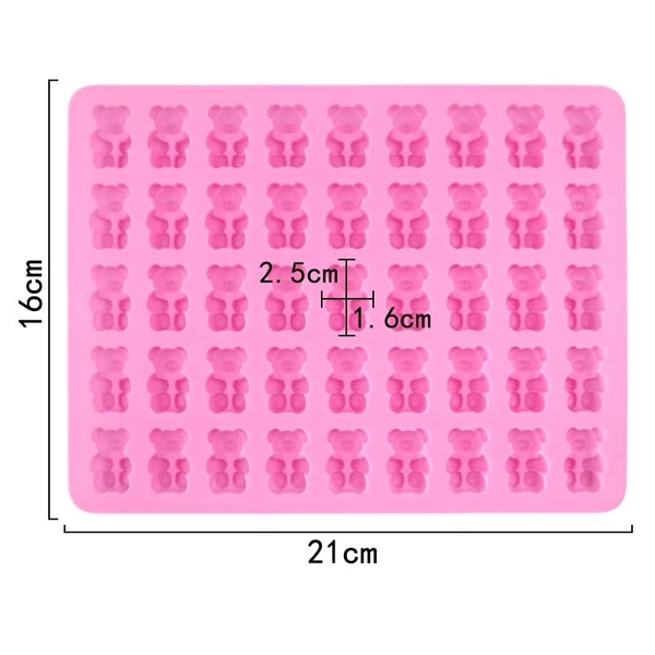Khuôn Silicon - Động Vật - Gấu Chip 45c