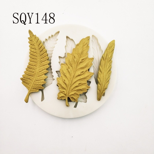 Khuôn Silicon - Lá 6-7cm - 3c - Tròn