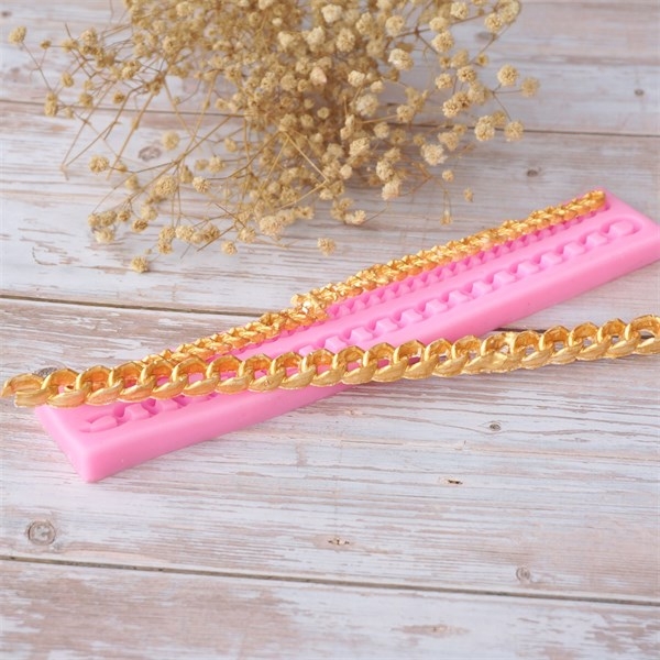 Khuôn Silicon - Viền Chuỗi Dây - Xích 2c - 27cm