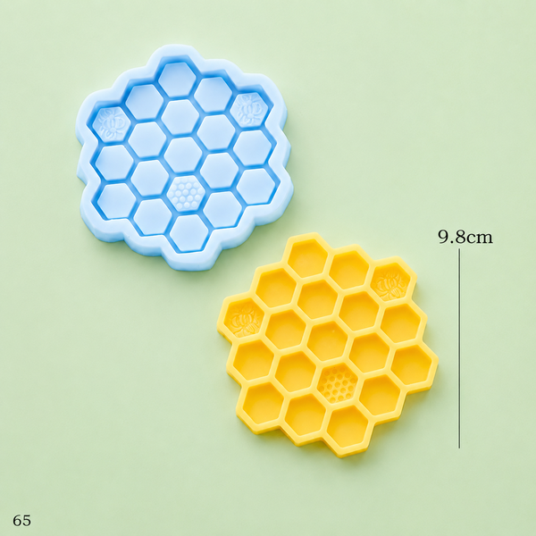Khuôn Silicon - Viền Tổ Ong - 9.8cm
